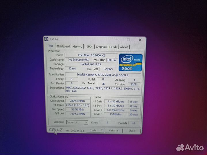 Игровой компьютер xeon e5 2630v2 + rx5500xt 8gb