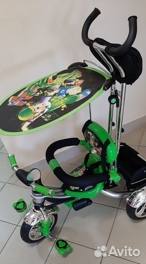 Детский велосипед с родительской ручкой