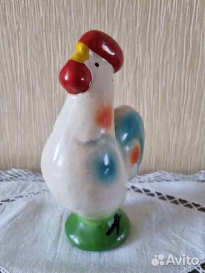 Петушок СССР папье-маше