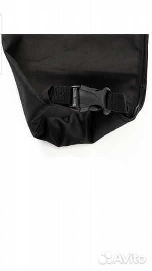 Чехол для беговых лыж черно-голубой Inovik