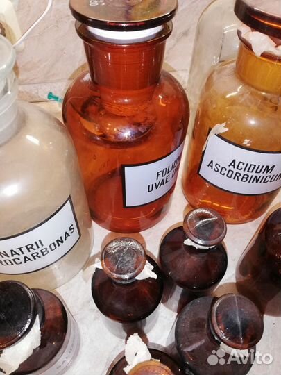 Химическая посуда Бутылки темного стекла