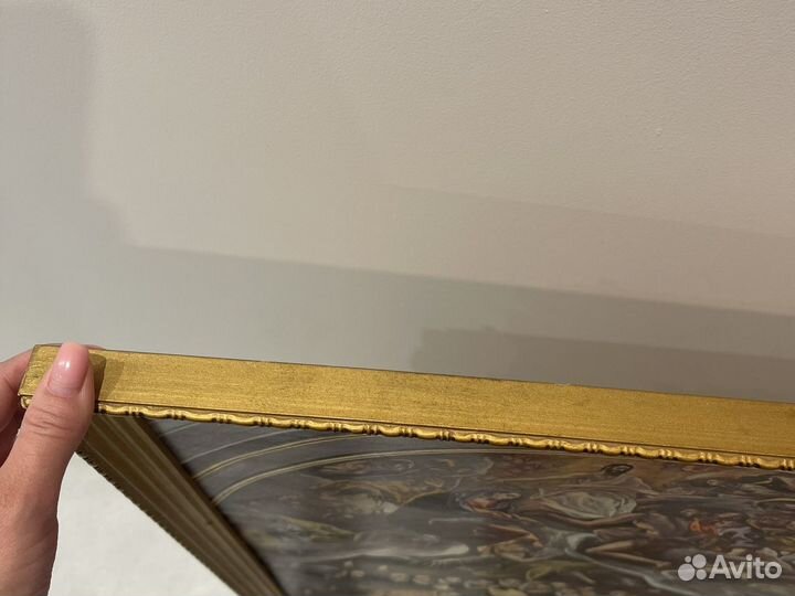 Картина фреска репродукция в багете