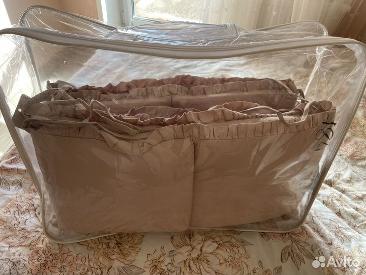 Бортики в детскую кроватку perina