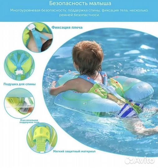 Надувной круг для детей swimbobo
