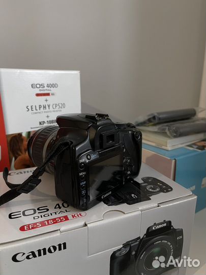 Фотоаппарат Canon eos400d+selphy CP520
