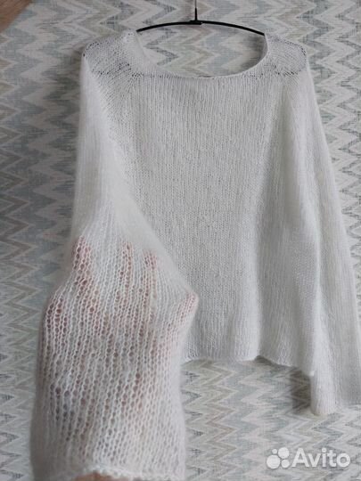 Свитер паутинка из мохера