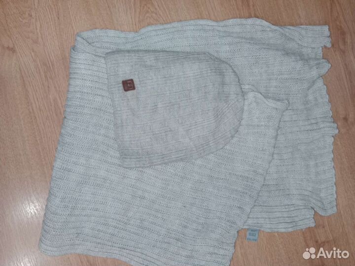 Шапка и шарф палантин