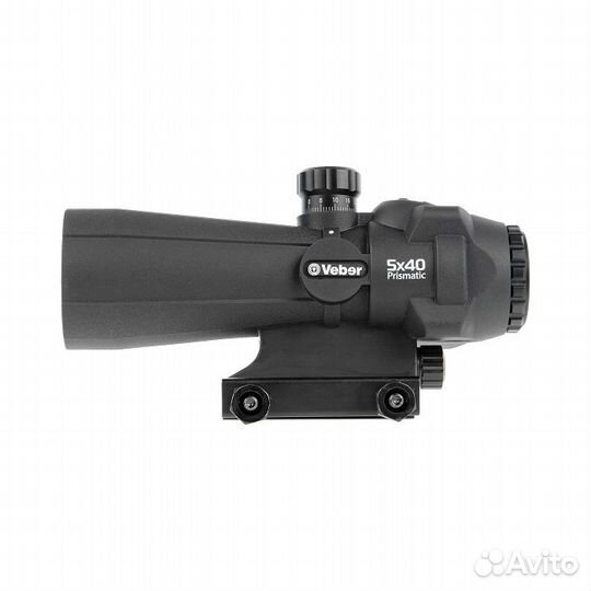 Прицел оптический Veber Wolf Prismatic 5х40 RGB, ш