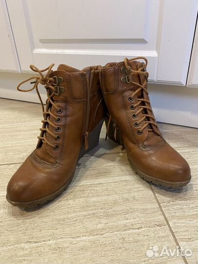 Ботильоны рыжие