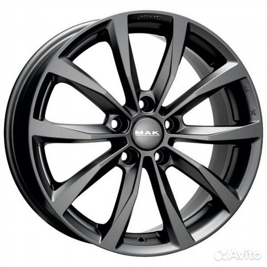 MAK wolf : 6,5x16 5*100 Et:42 Dia:57,1 Gloss Black