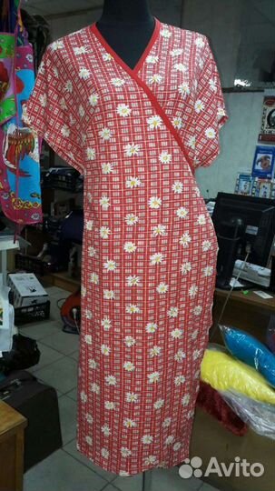 Халат женский большой размер