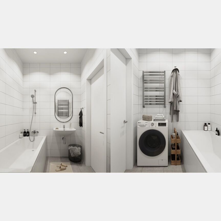 2-к. квартира, 58,1 м², 3/9 эт.