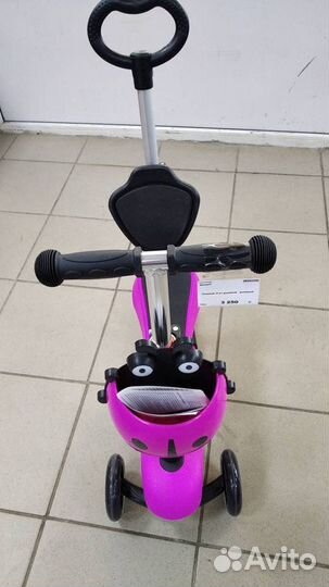 Самокат 5 в 1 Божья коровка 3 цвета