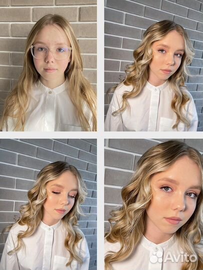 Макияж и прическа