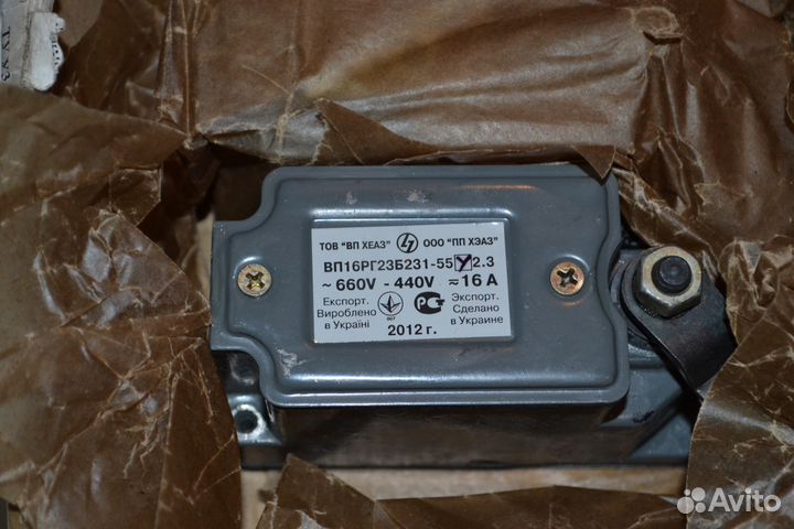 Концевые, путевые выключатели