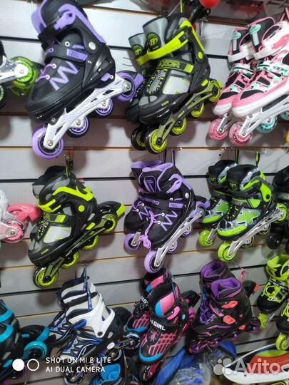 Детские ролики и защита