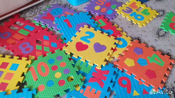 Развивающий коврик пазл