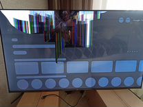 Телевизор с разбитой матрицей