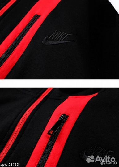 Зип худи Nike red line Черное