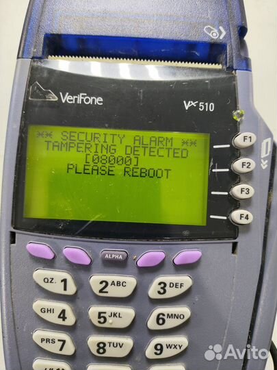 Verifone VX510 ошибка