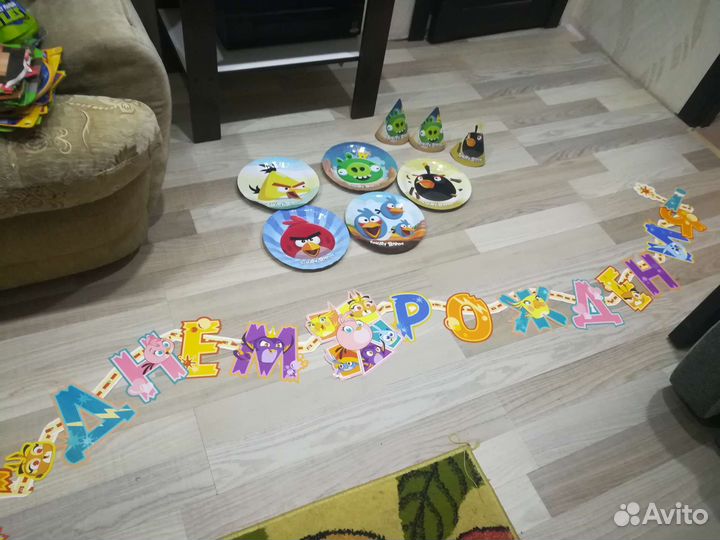 Праздничный антураж Птички-Энгрибердз