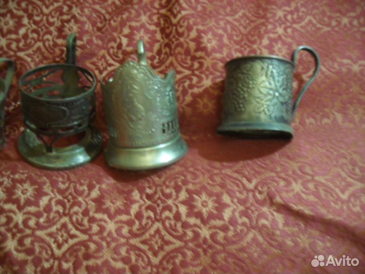 Мельхиоровые подстаканники