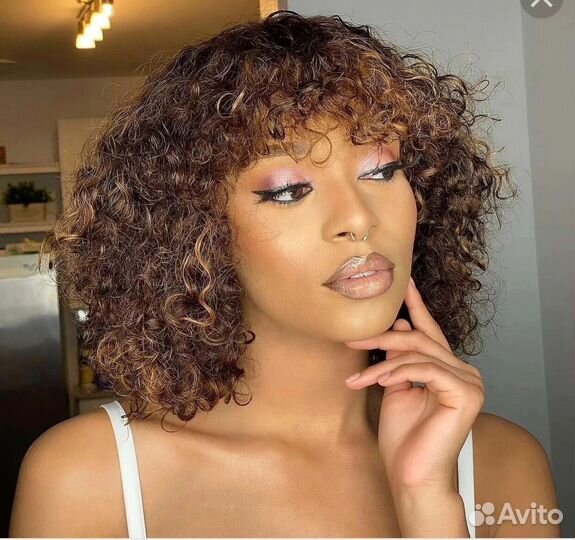 Парик кудри из натуральных волос