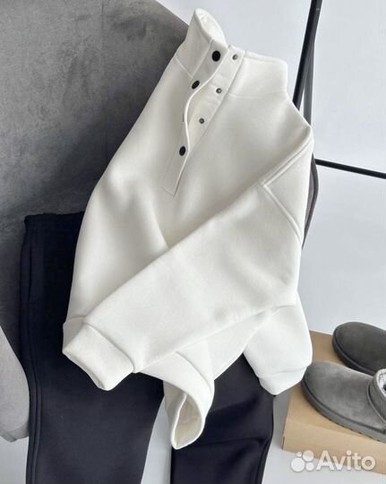 Женский костюм двойка утепленный на флисе