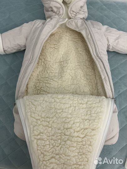 Комбинезон утепленый с овчиной