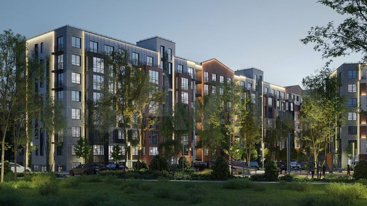 1-к. квартира, 45,1 м², 7/7 эт.