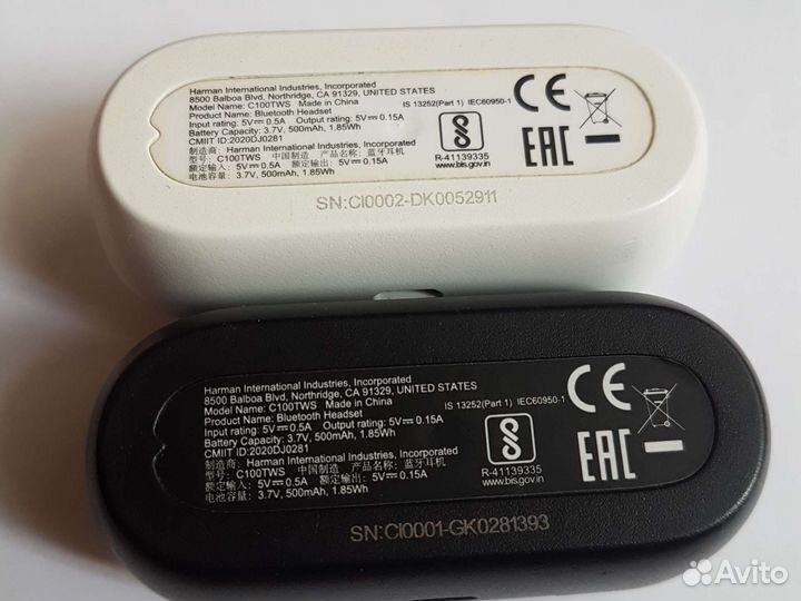 Jbl c100tws оригинал