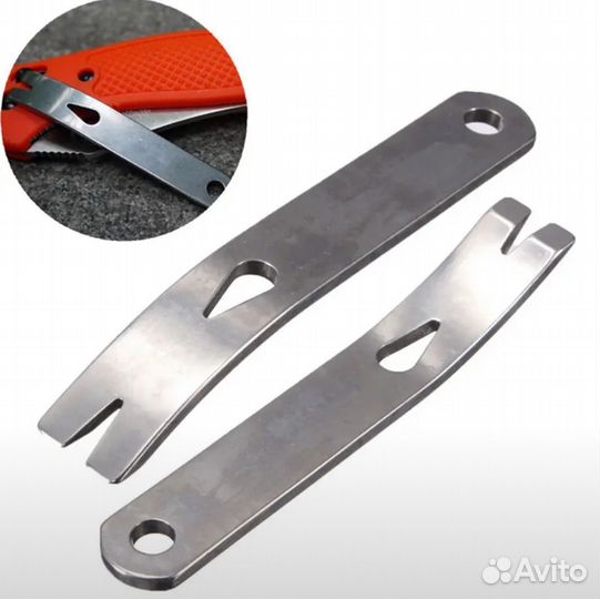 Стальной ломик брелок