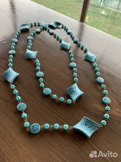 Колье и бусы бижутерия винтаж чехия СССР
