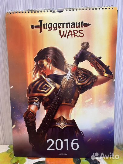 Настенный календарь Juggernaut wars 2016