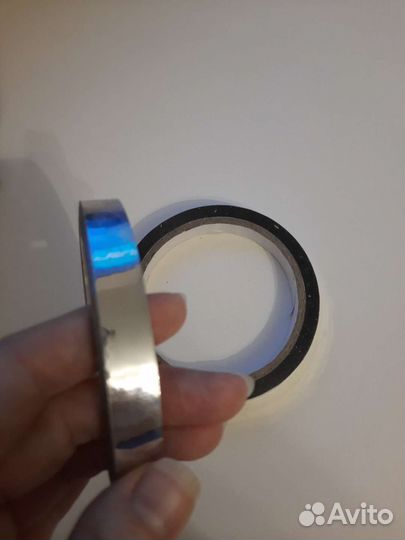 Тейп лента серебро