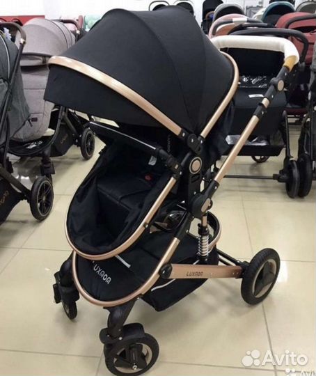 Коляска 3в1 с автолюлькой Новая (Black)