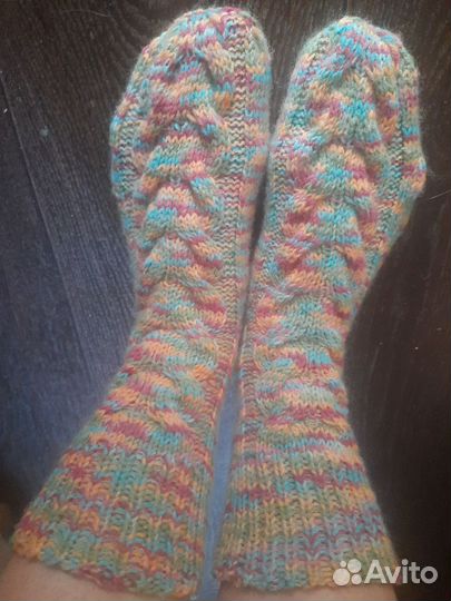 Носки вязаные ручной работы женские