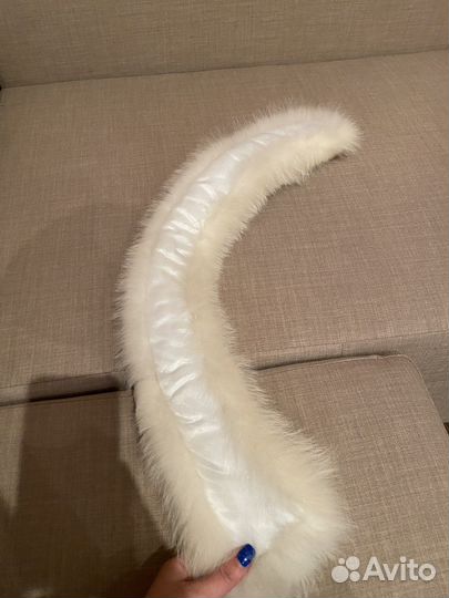 Меховой воротник песец
