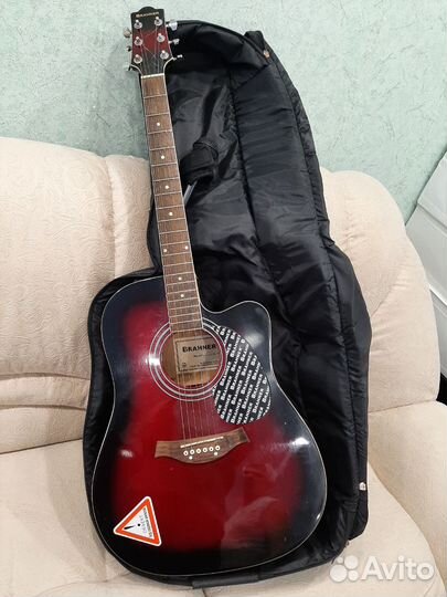 Гитара акустическая с подключением на электро