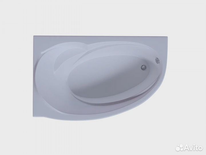 Акриловая ванна Aquatek Бетта 1500х950 с фронтальной панелью левая BET150-0000067