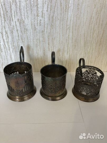 Подстаканник,Мельхиоровый, СССР. Винтаж