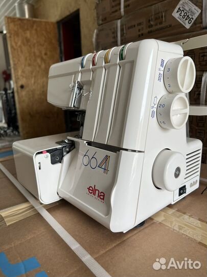 Elna 664 оверлок плюс кардане