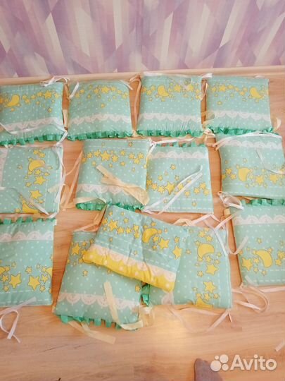 Бортики в детскую кроватку