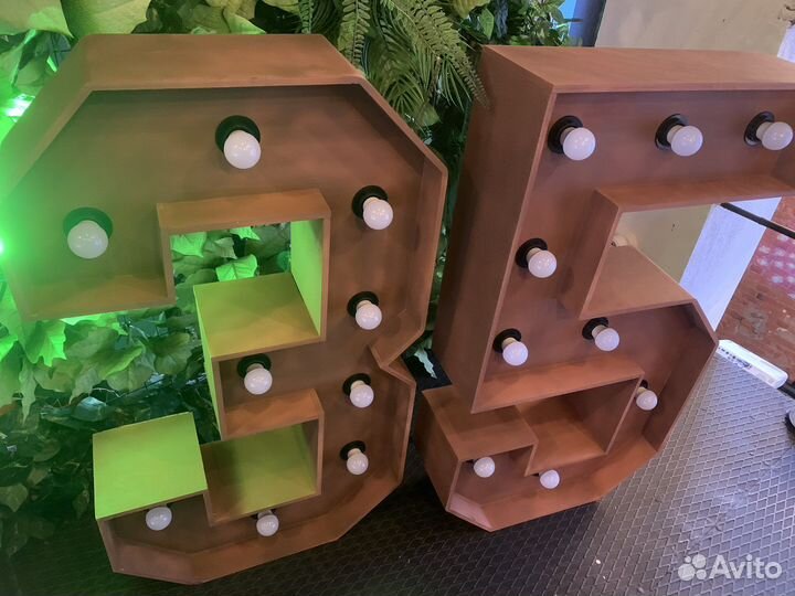 Светящиеся цифры, цифры с лампочками