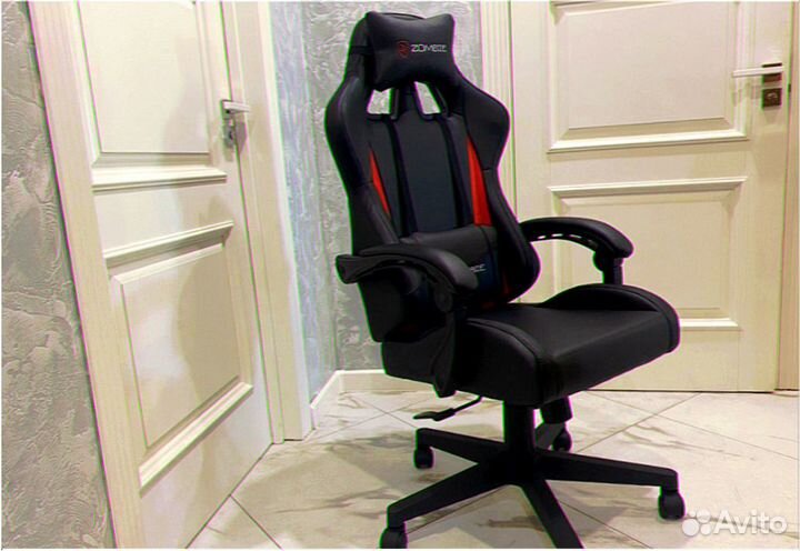 Геймерское кресло серое с гарантией