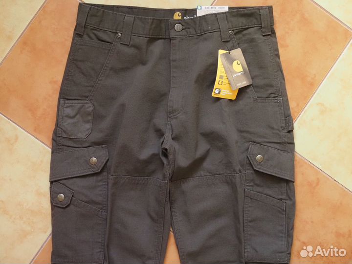 Брюки карго Carhartt коричневые 34W 34L