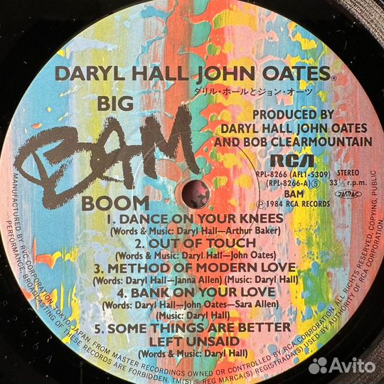 Daryl Hall & John Oates – Big Bam Boom (1984г.)