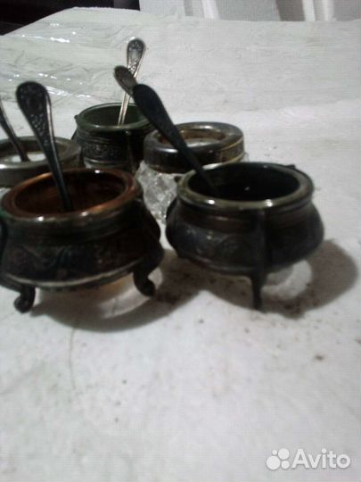 Солонка мельхиор СССР