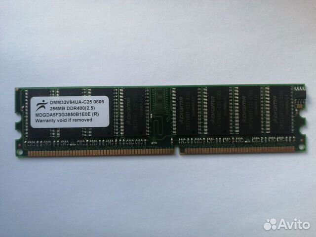 Модуль памяти digma DDR 1 256 mB