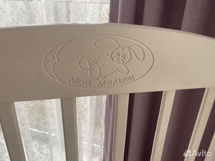 Кроватка детская с матрасом бу